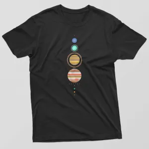 Simple Solar System Mens T-Shirt