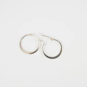 Simple Sterling Silver Hoops