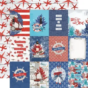 Simple Stories 12x12 [Collection ] - Simple Vintage Seas - 3x4 Elements
