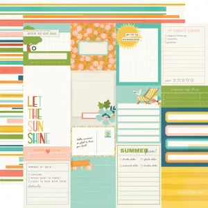 Simple Stories 12x12 [Collection ] - Summer Snapshots - Journal Elements