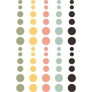 Simple Stories Enamel Dots - [Collection] - Spring Farmhouse