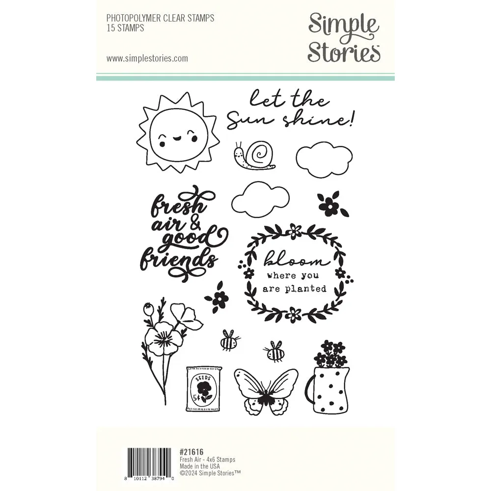 Simple Stories - Fresh Air - Stamps