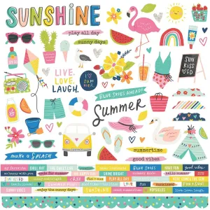 Simple Stories Stickers - [Collection] - Sunkissed