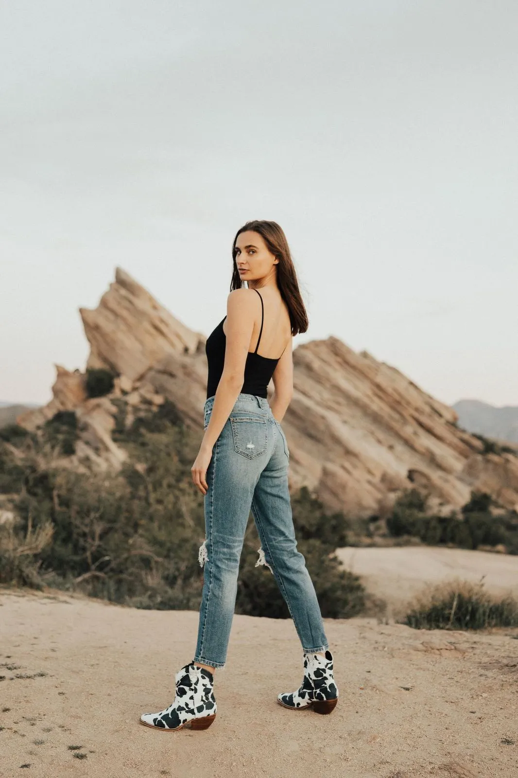 Simple Style Bodysuit Tank