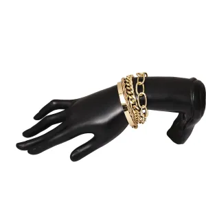 Simple thread exaggerated O-shaped suit bracelet