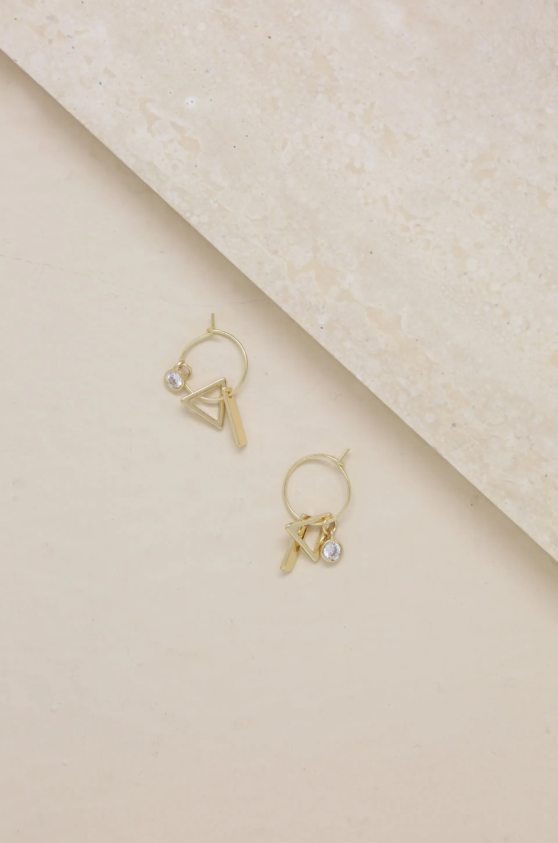 Simple Treasures Small Hoop Earring in Gold