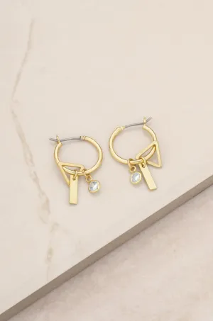 Simple Treasures Small Hoop Earring in Gold