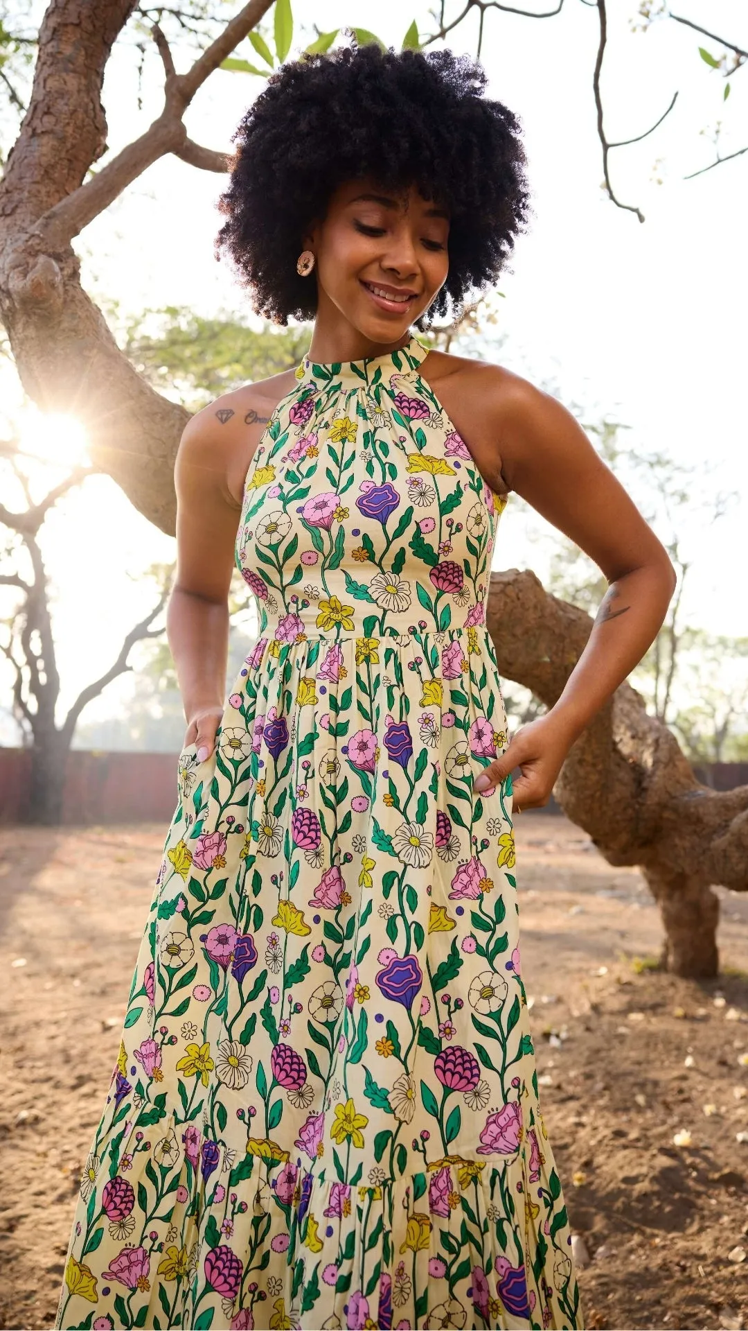 Sintra Dress, Le Jardin