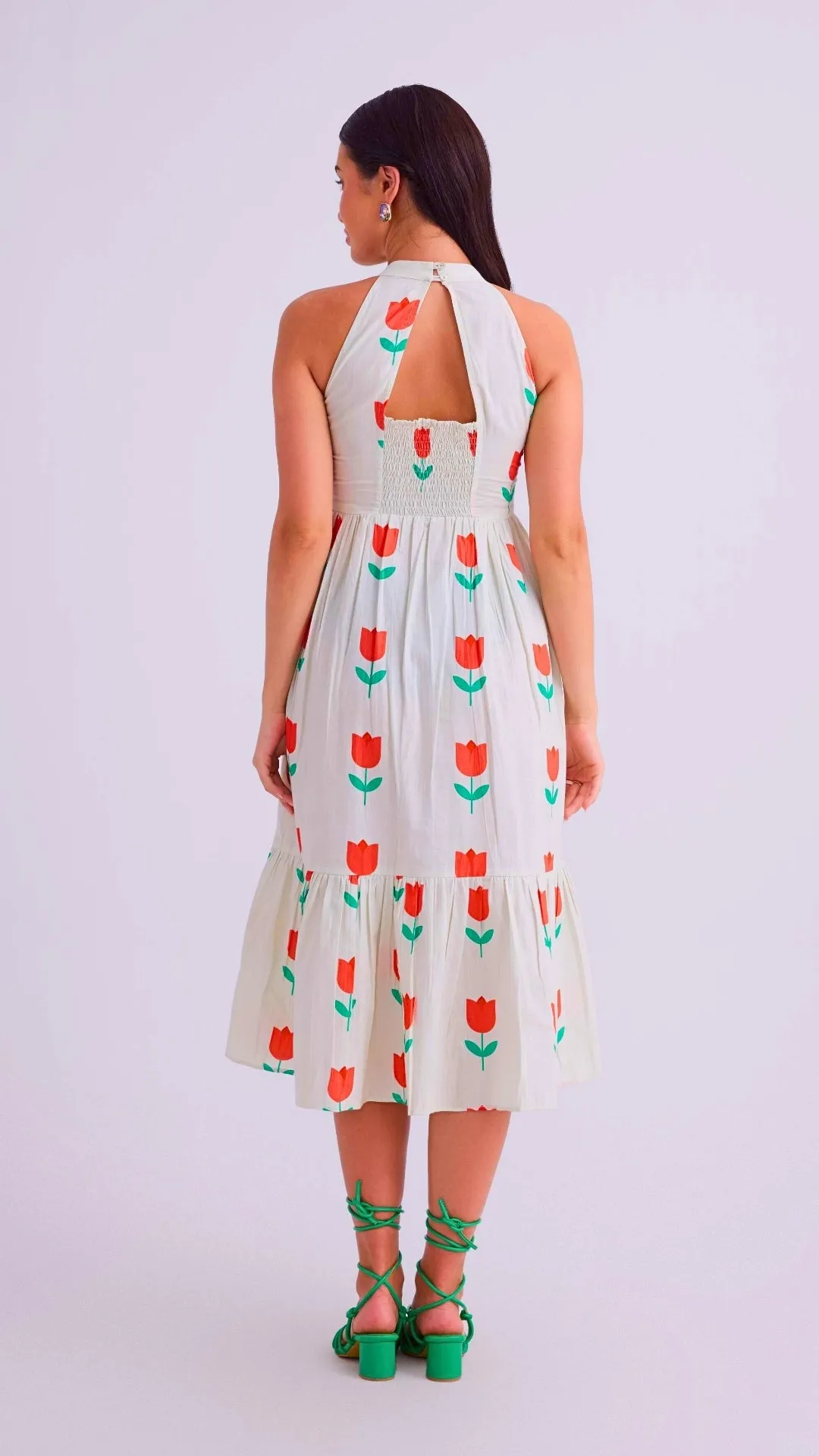 Sintra Dress, Tulip Crush