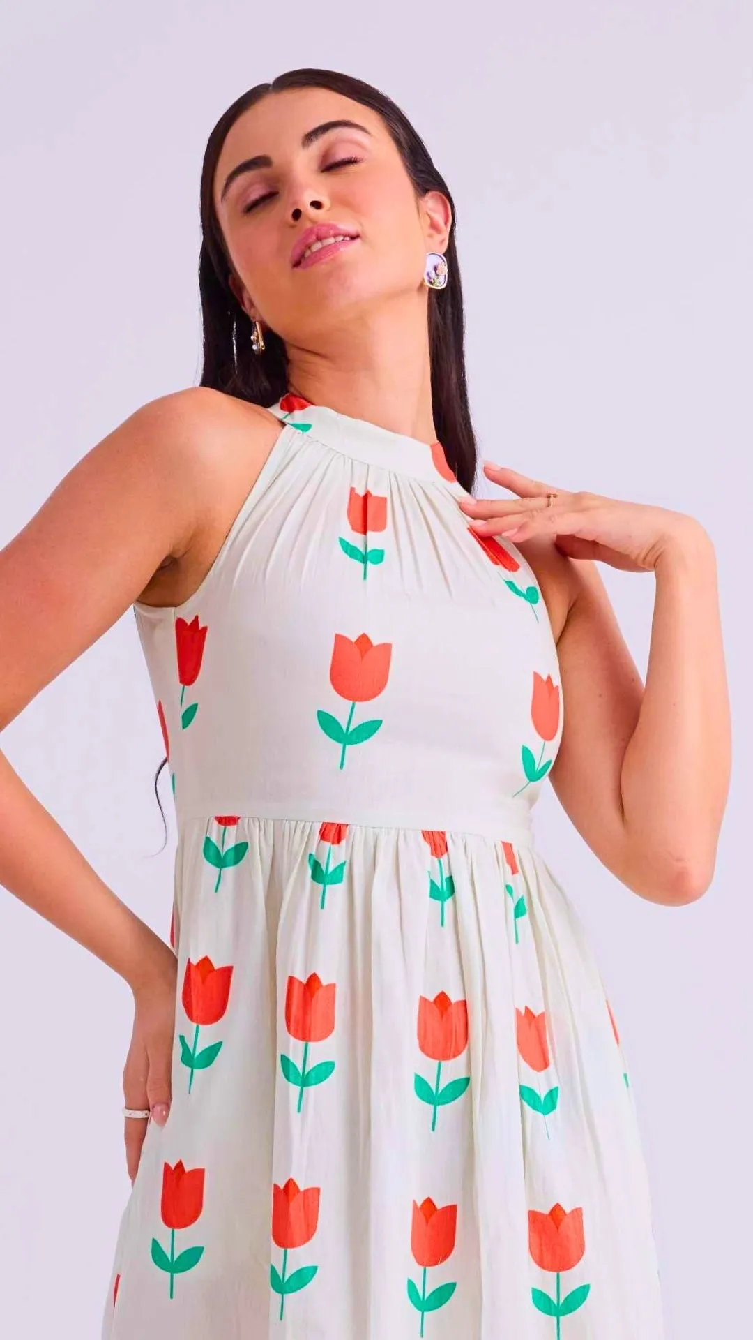 Sintra Dress, Tulip Crush