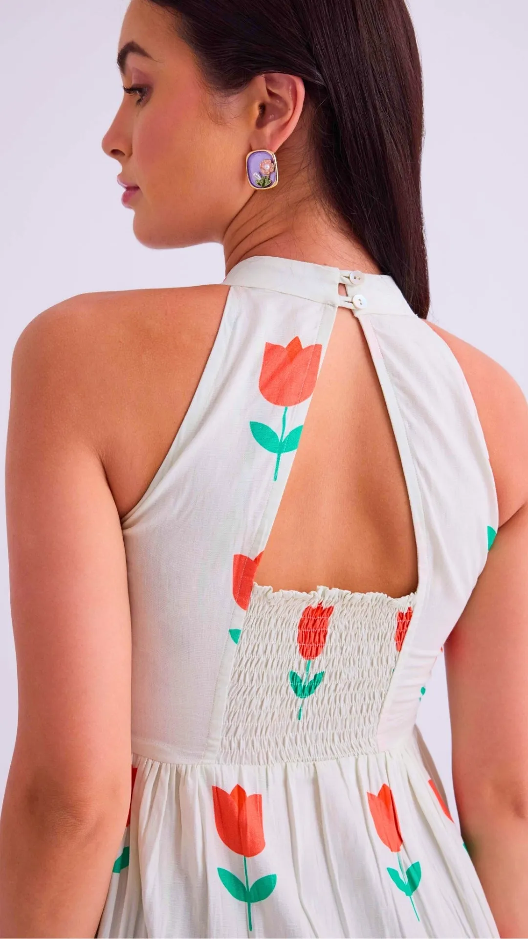 Sintra Dress, Tulip Crush
