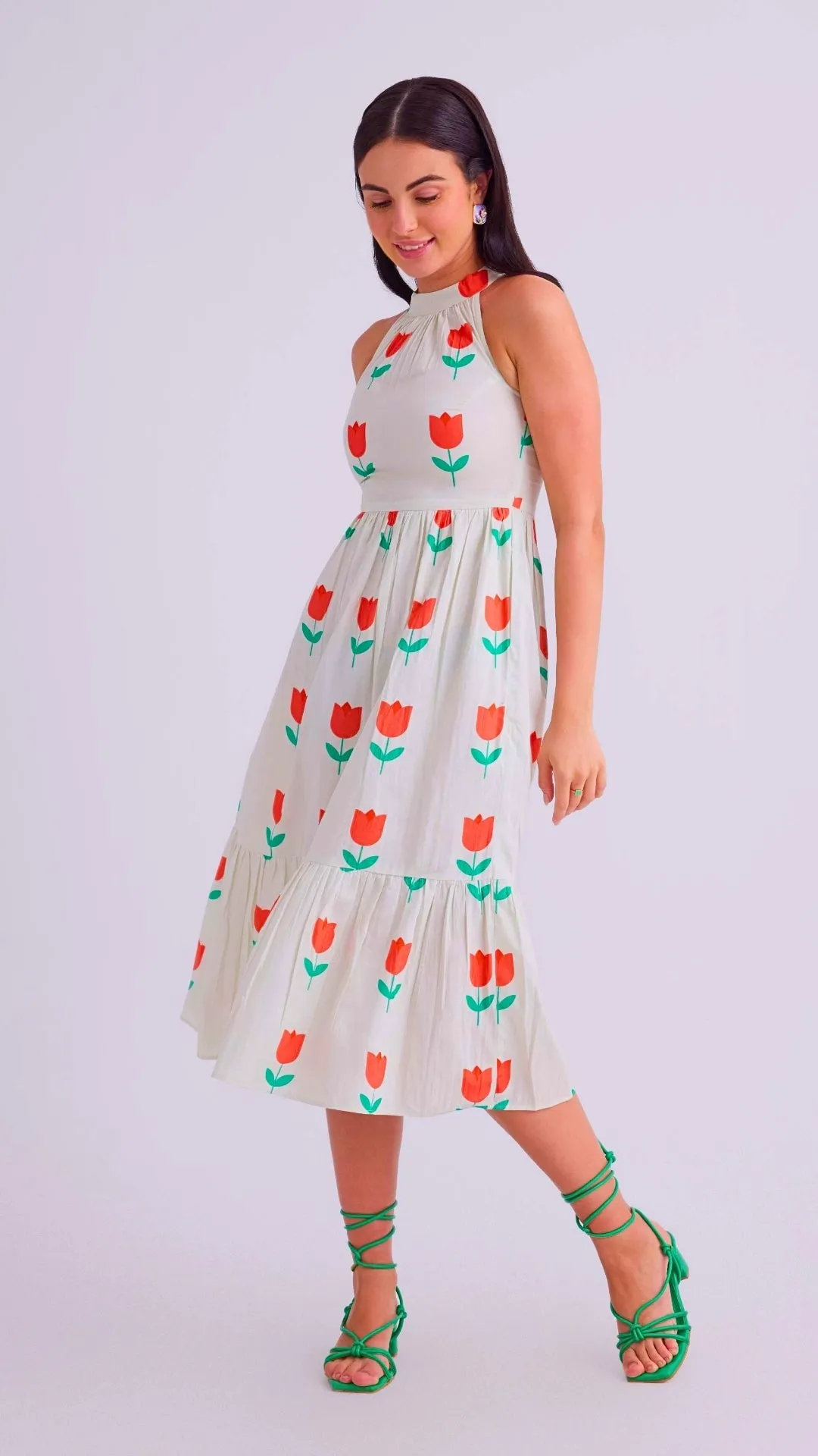 Sintra Dress, Tulip Crush