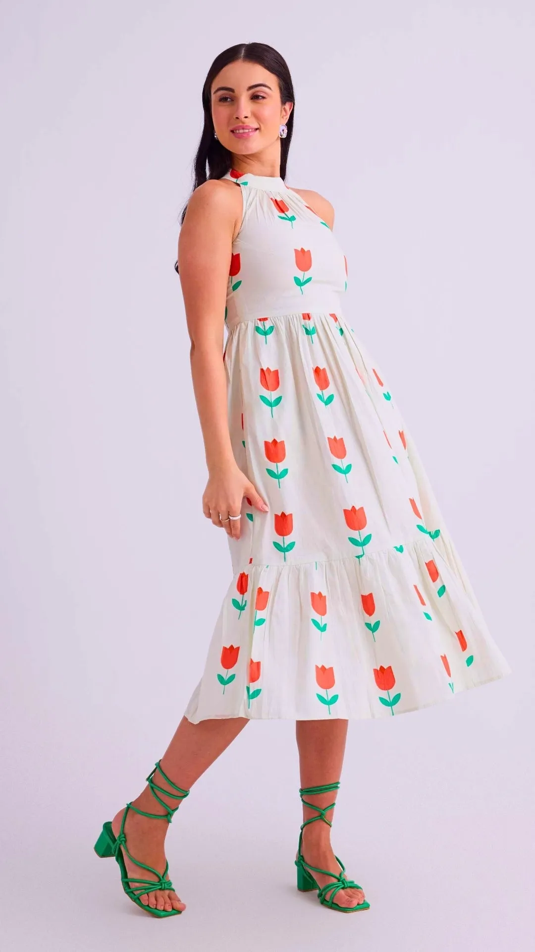 Sintra Dress, Tulip Crush