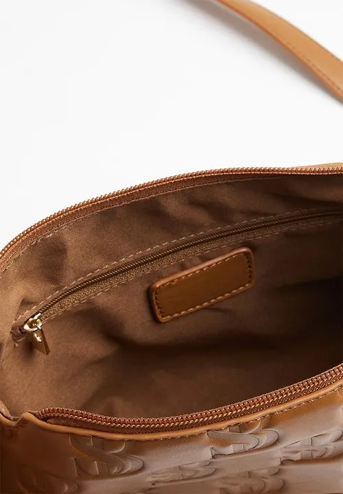 Sissyboy Ladies Embroided CrossBody Bag Tan