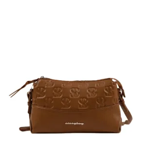 Sissyboy Ladies Embroided CrossBody Bag Tan