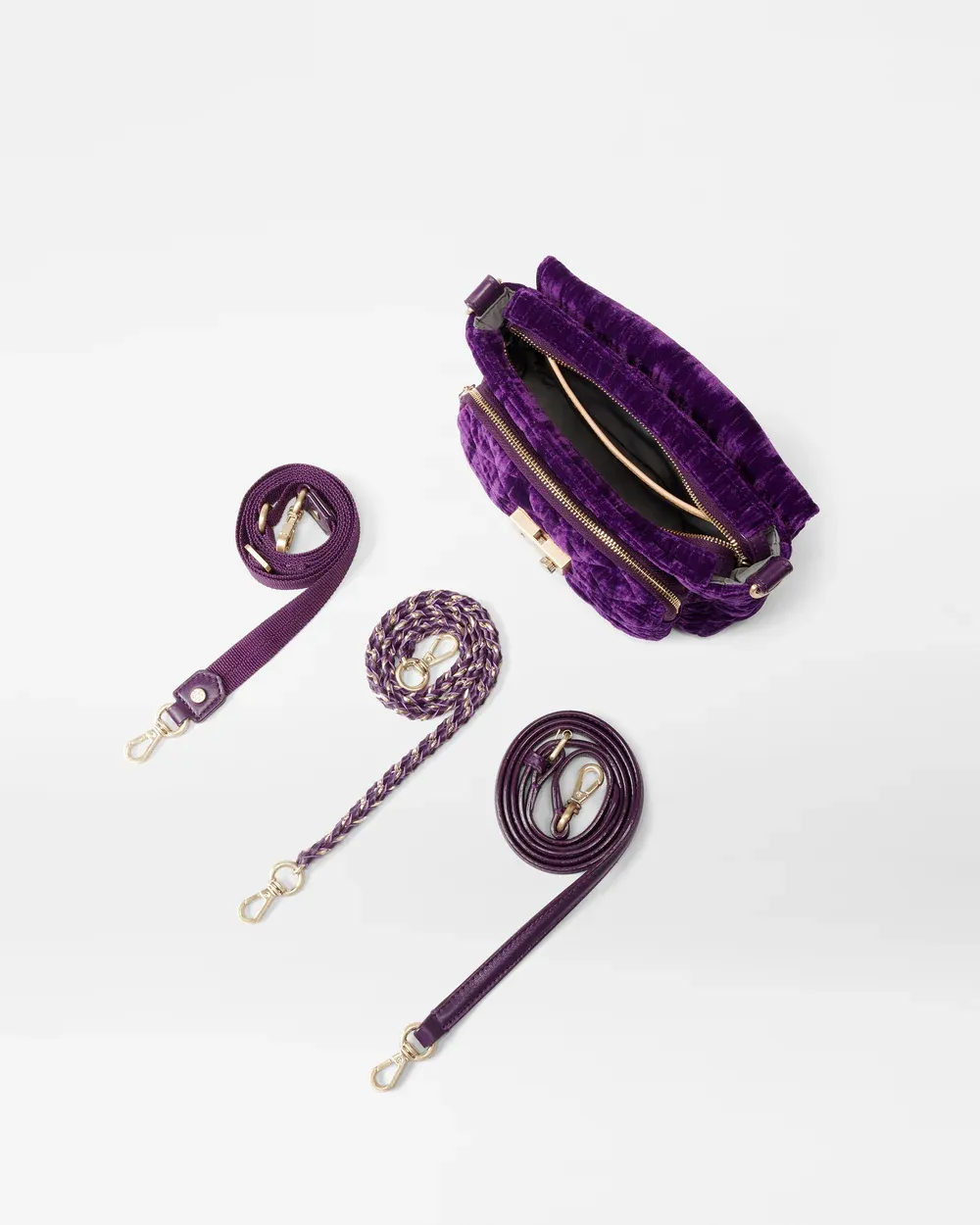 Small Crosby Lock Crossbody | Velvet Amethyst