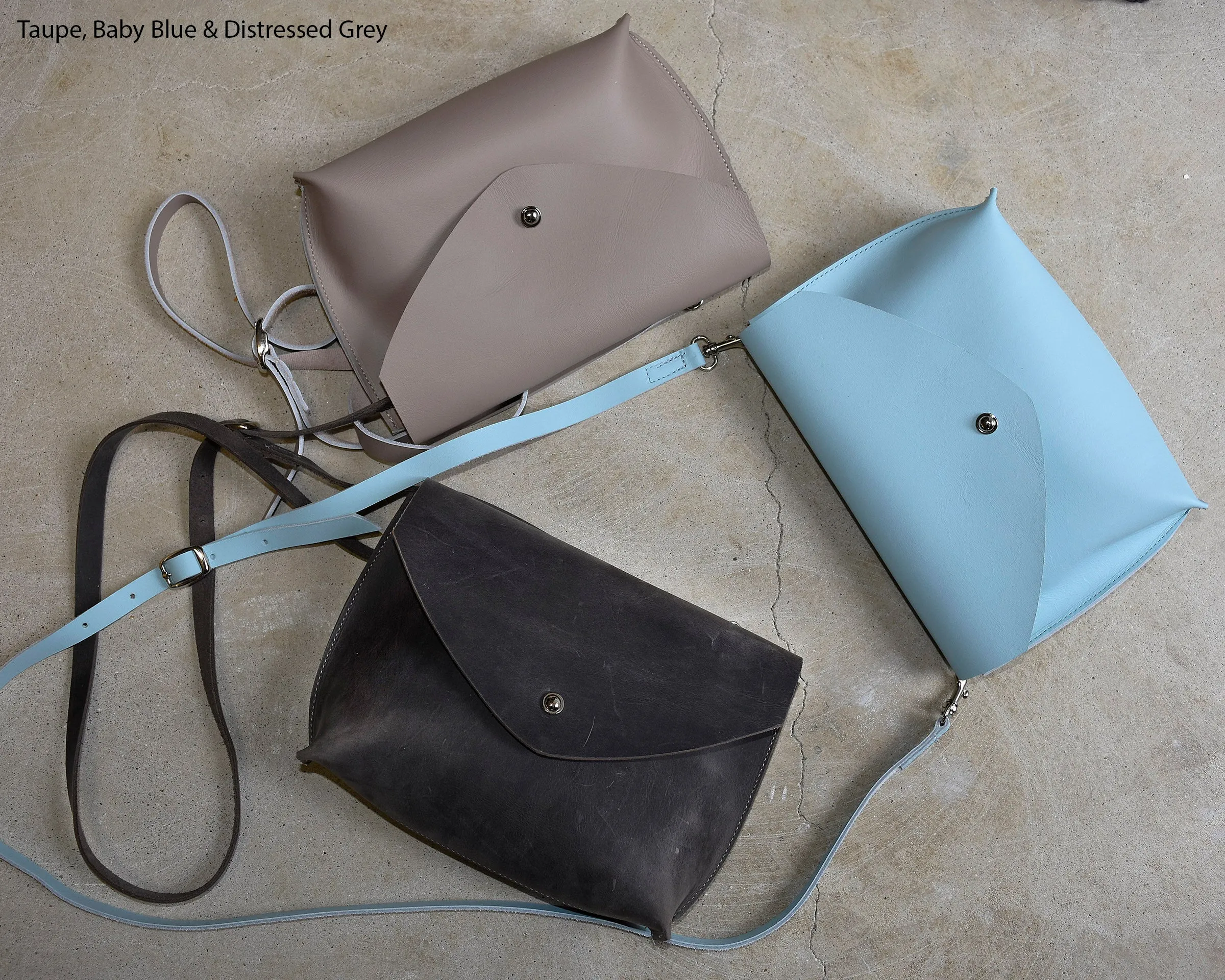 Small Leather Envelope Crossbody Purse