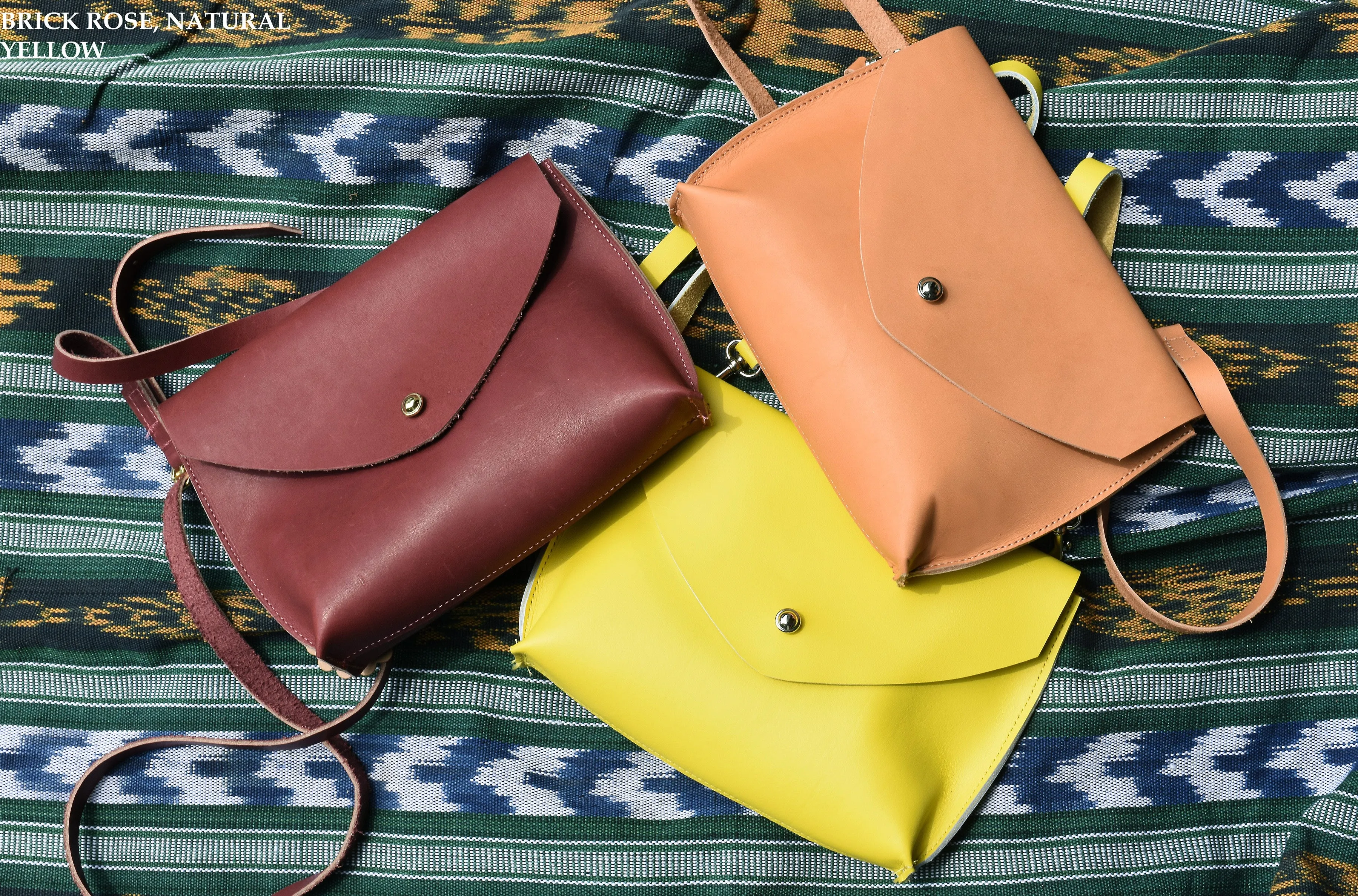 Small Leather Envelope Crossbody Purse