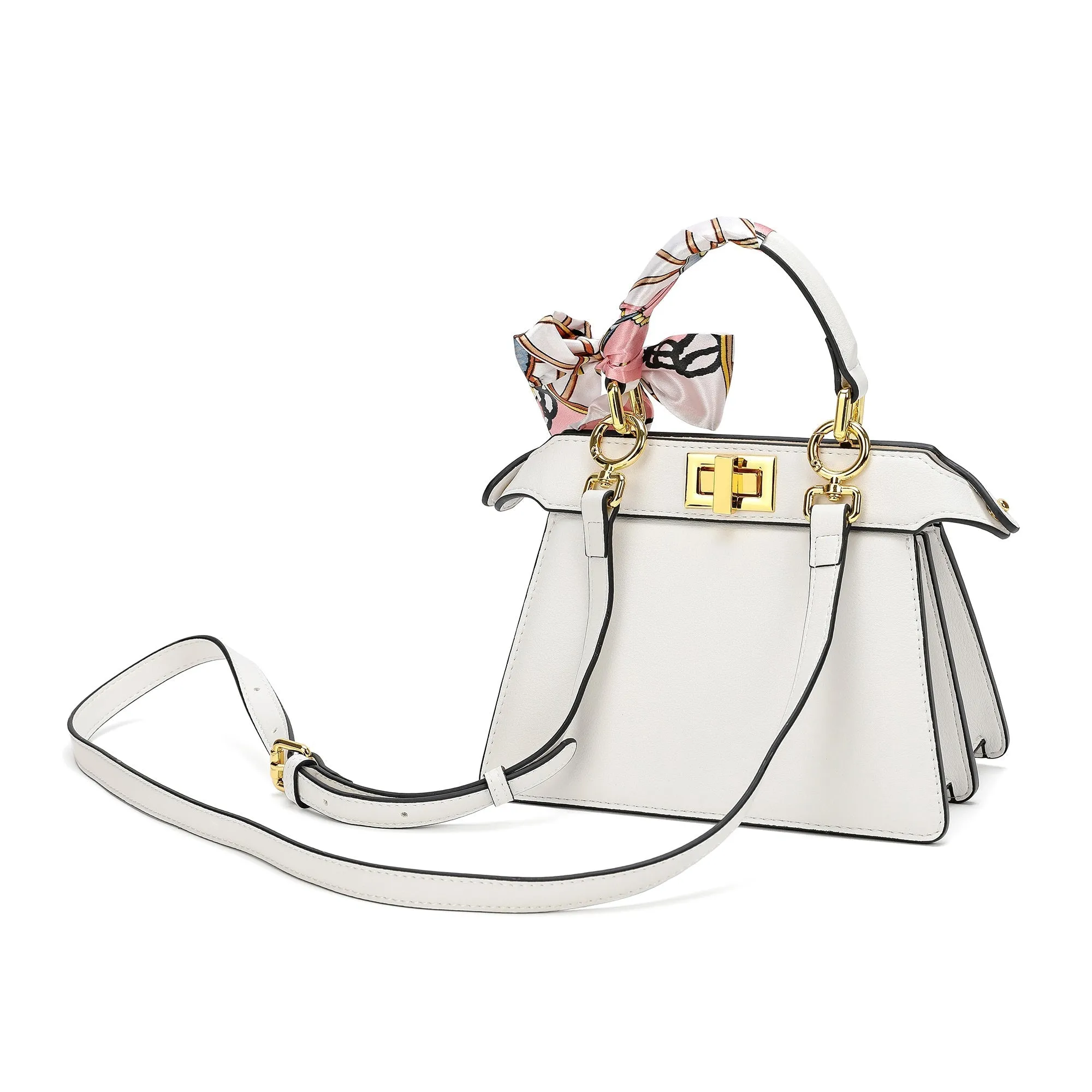 Small Satchel/Shoulder Nappa Leather Bag
