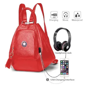 Smart Girl's Shoulder Bag (Red)