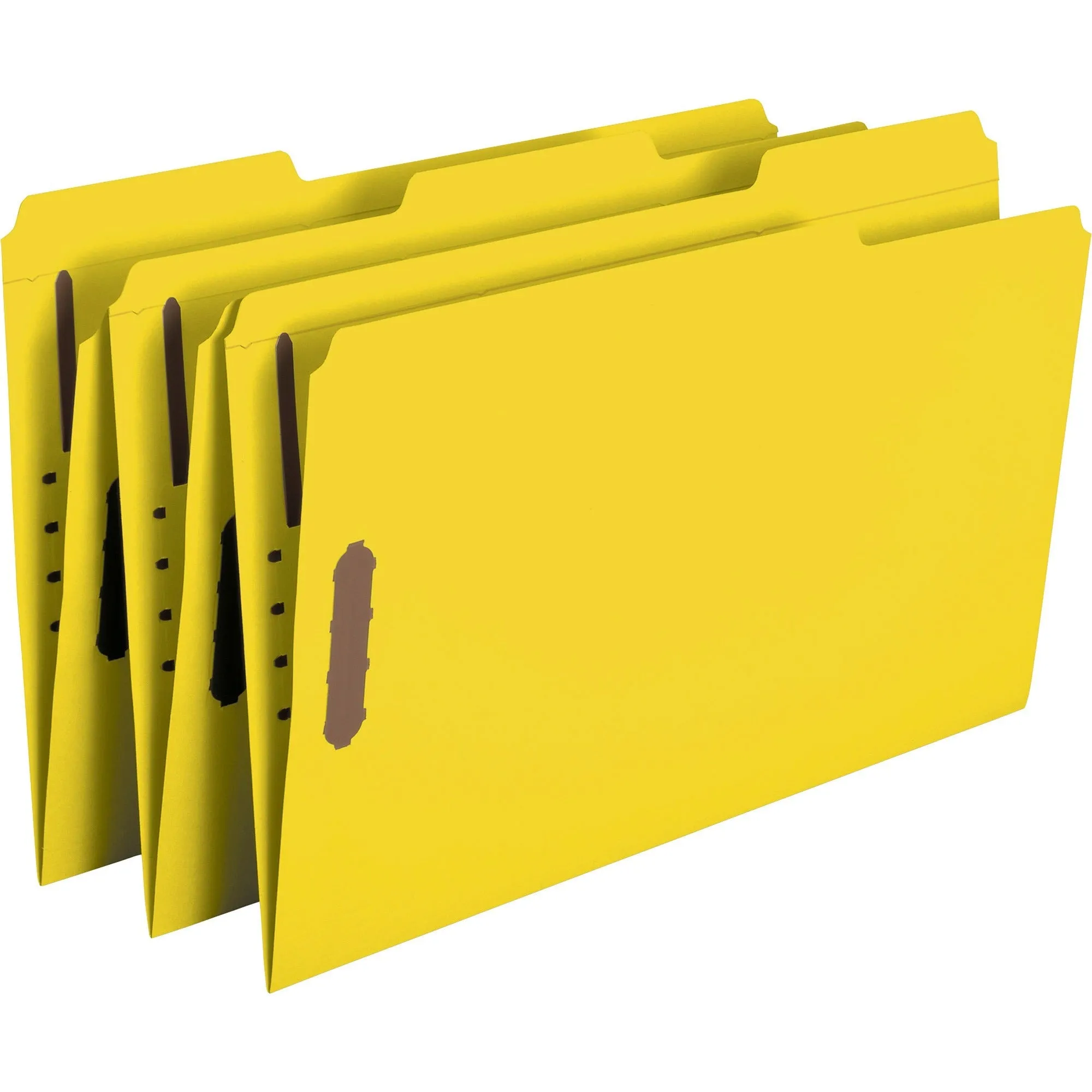 Smead Colored 1/3 Tab Cut Legal Recycled Fastener Folder
