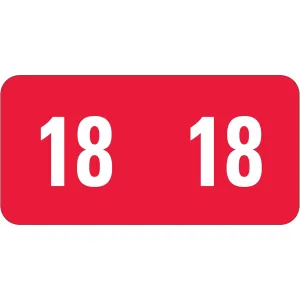 Smead ETS Color-Coded Year Label