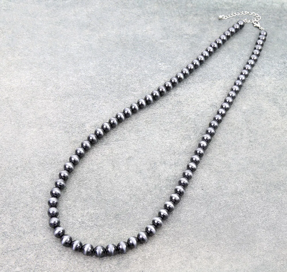 Sophie 10mm Fashion Navajo Pearl Necklace