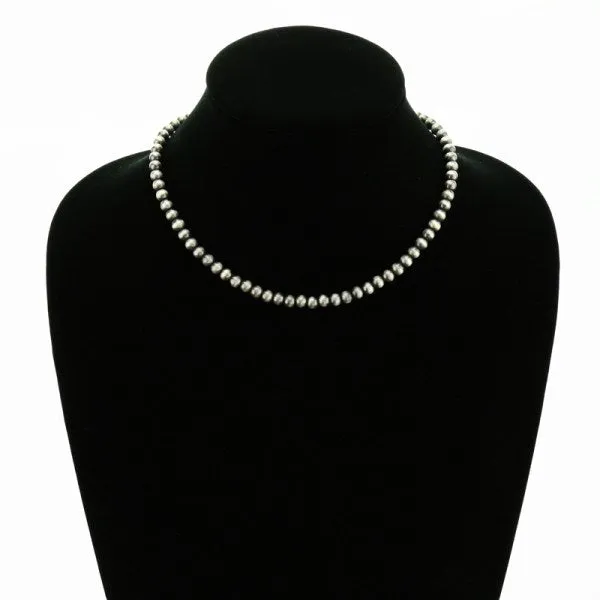 Sophie 10mm Fashion Navajo Pearl Necklace