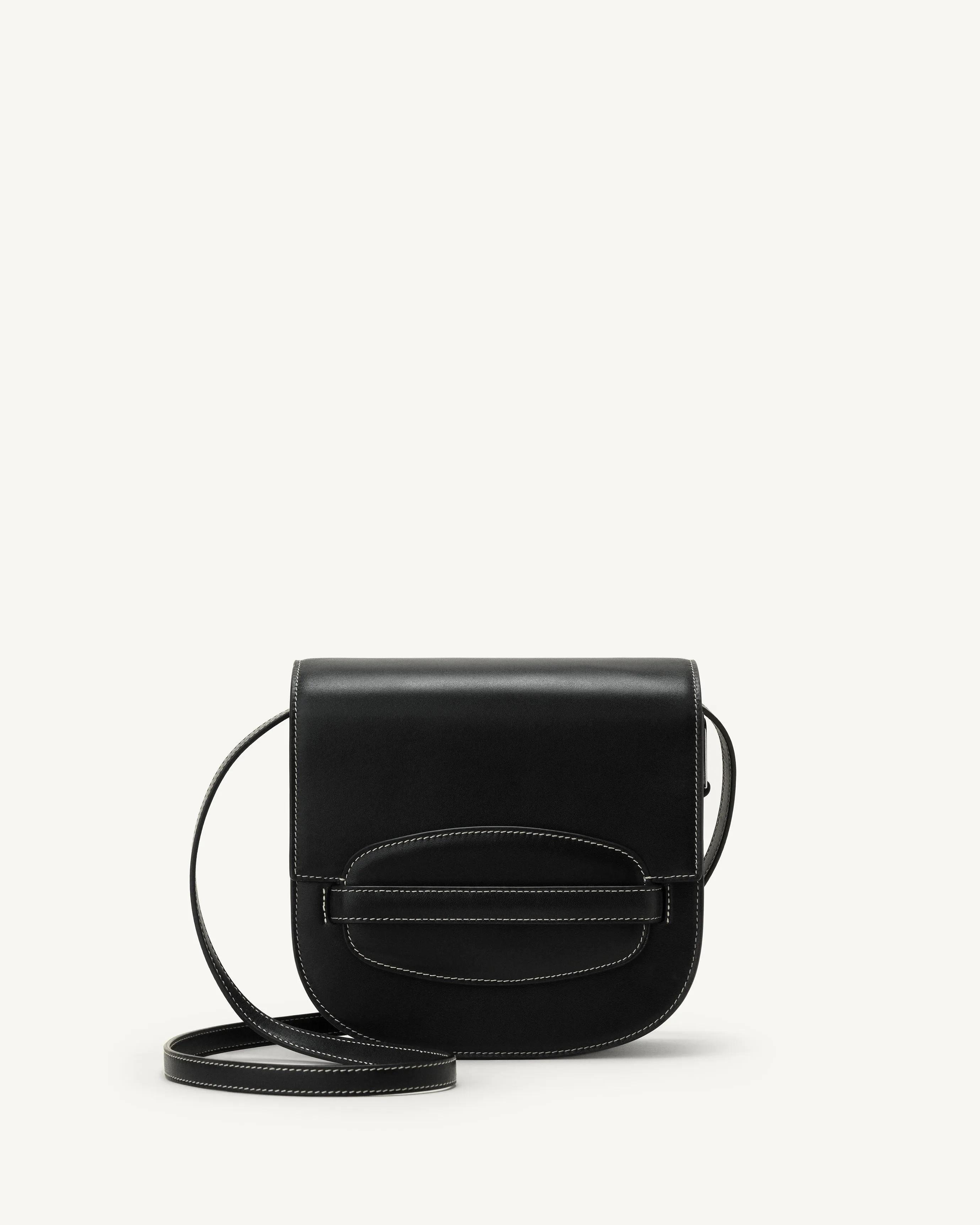 Sport Crossbody in Black Leather