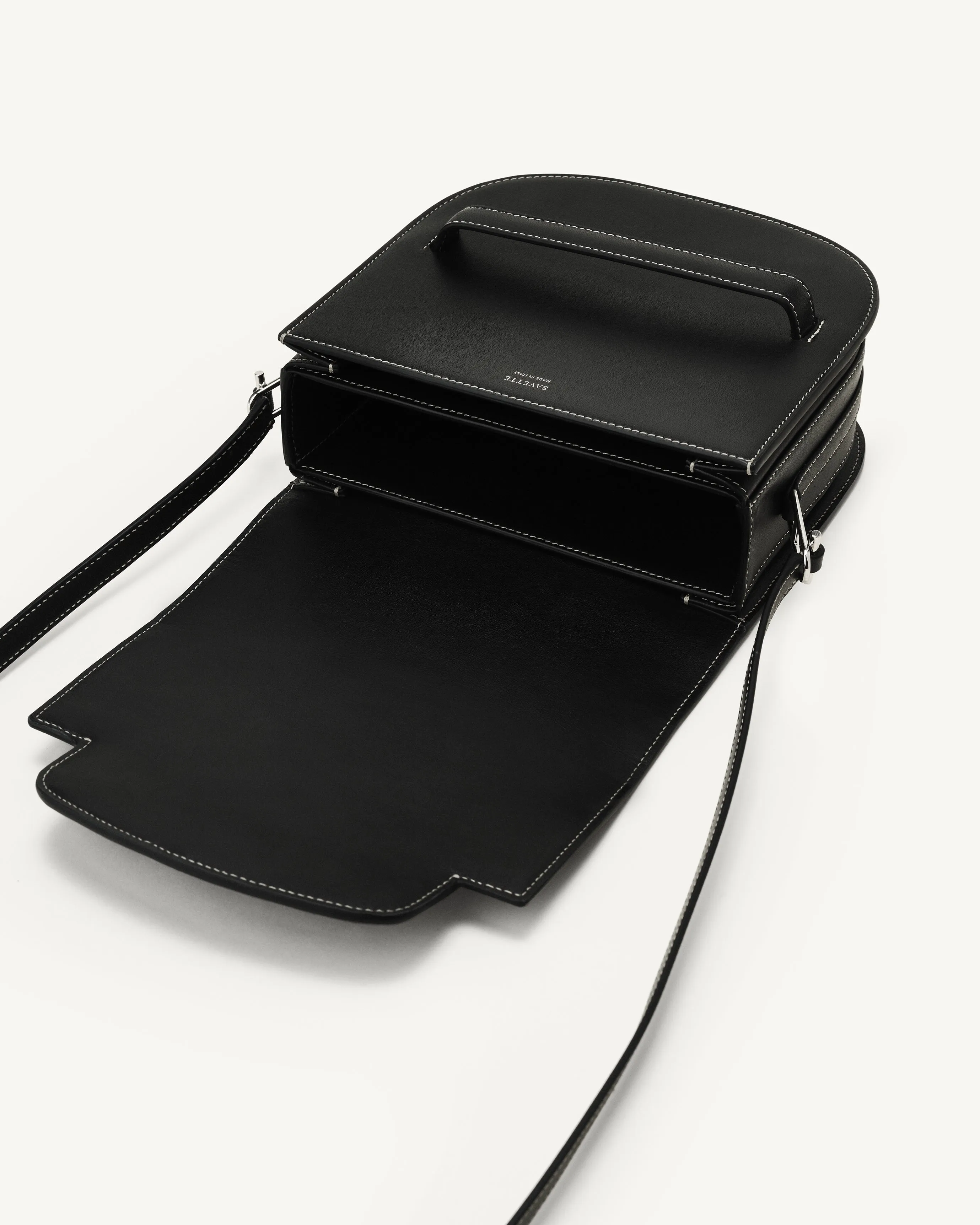 Sport Crossbody in Black Leather