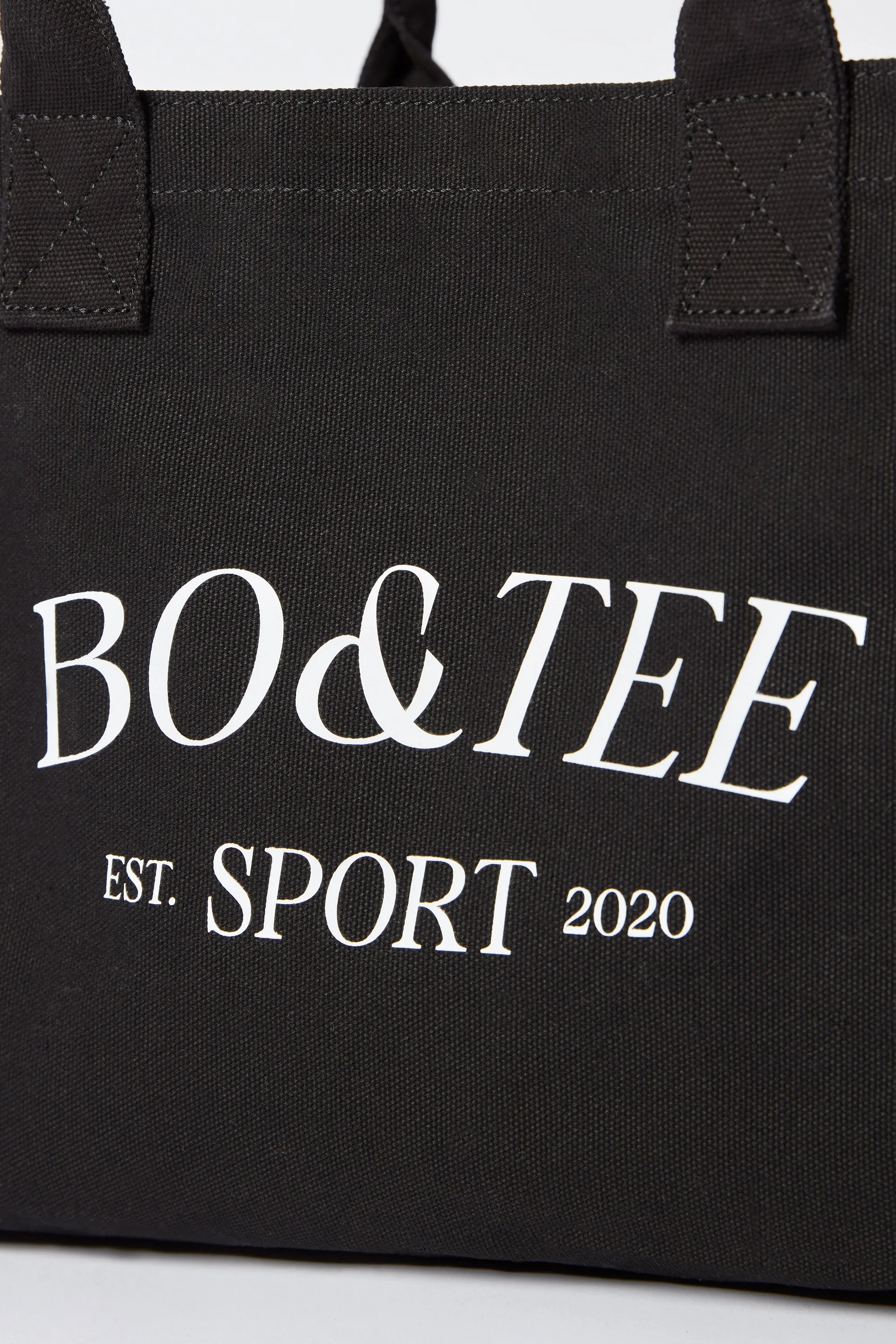 Sport - Small Canvas Tote Bag in Black