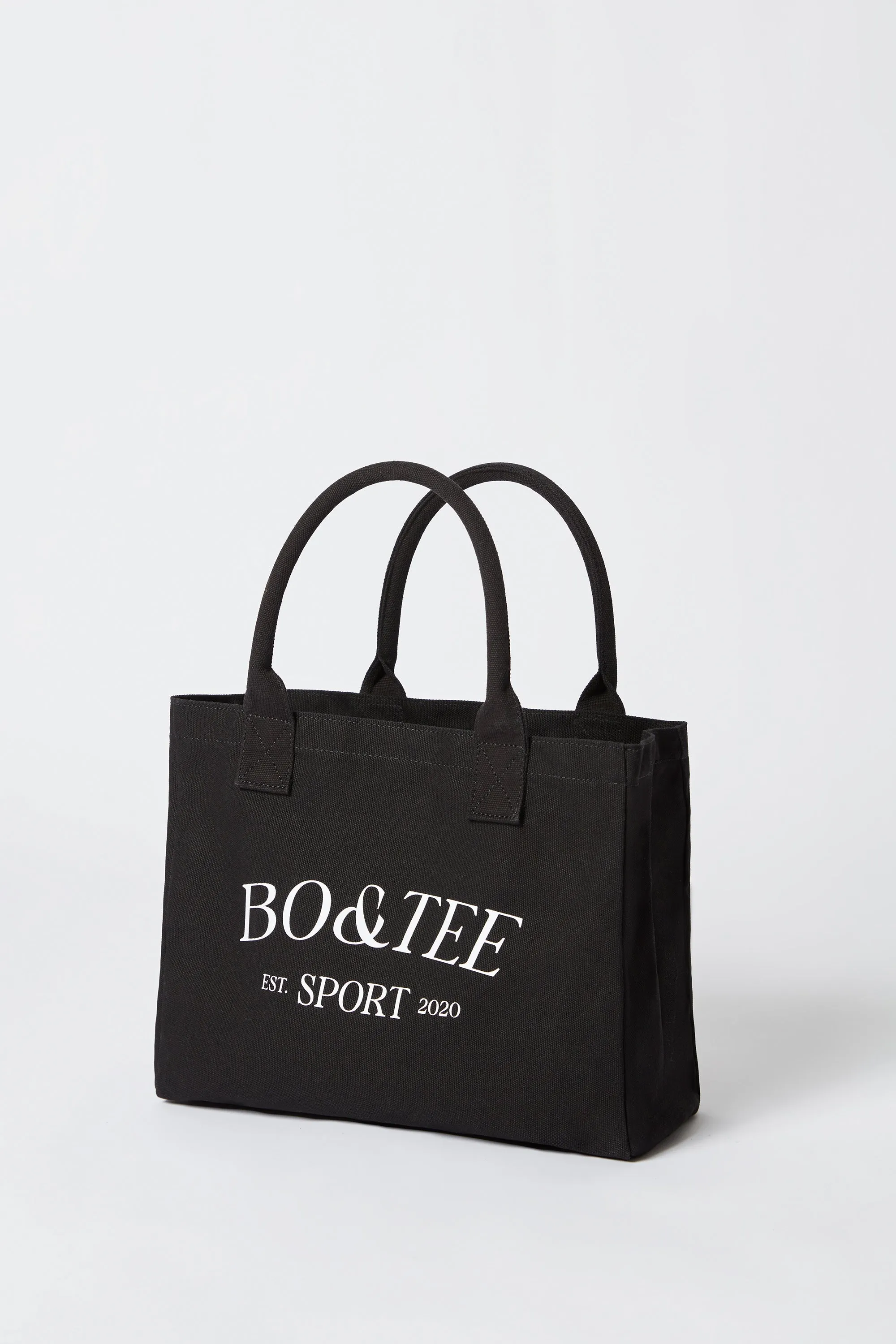 Sport - Small Canvas Tote Bag in Black
