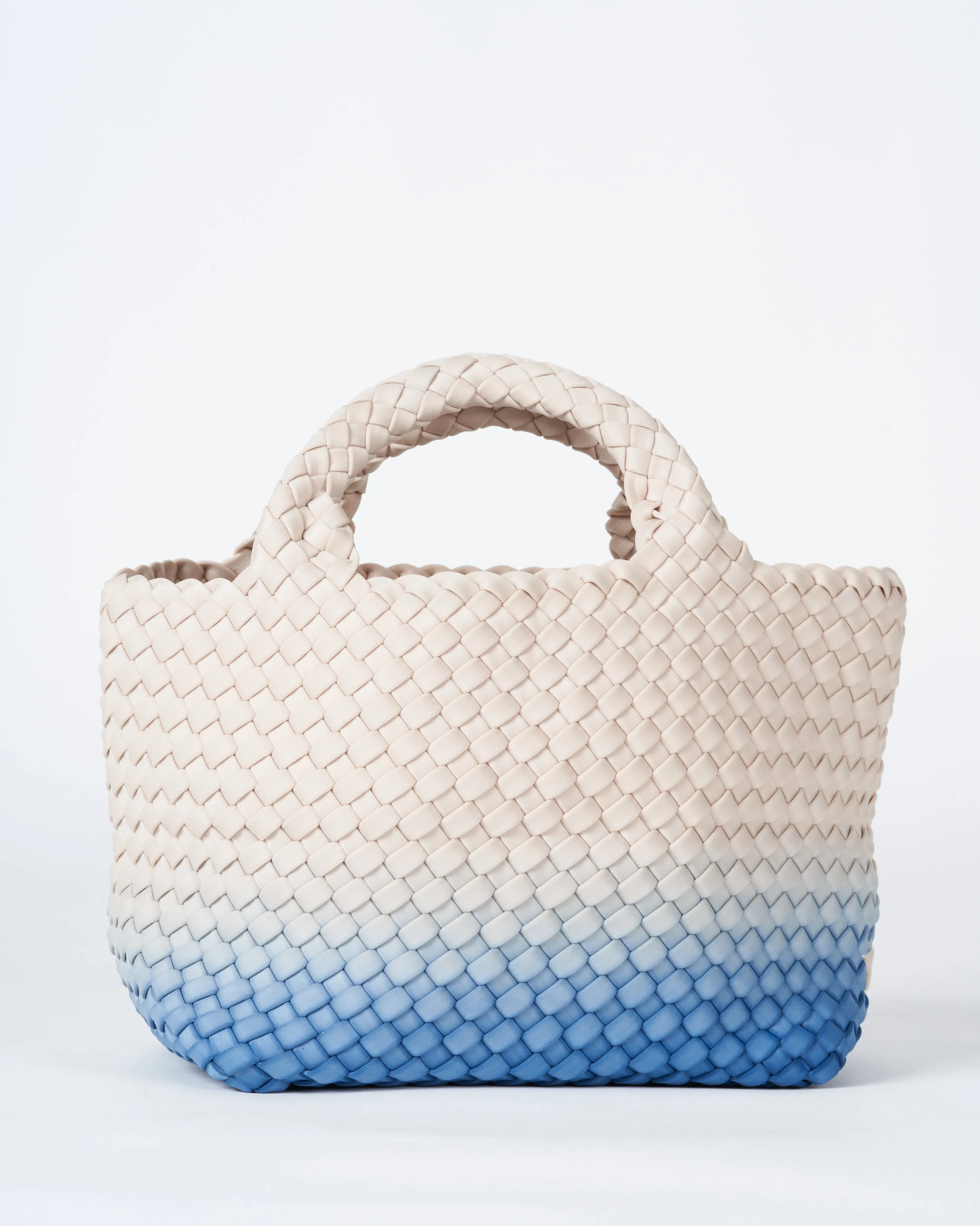 st barths mini dip dyed tote - santorini