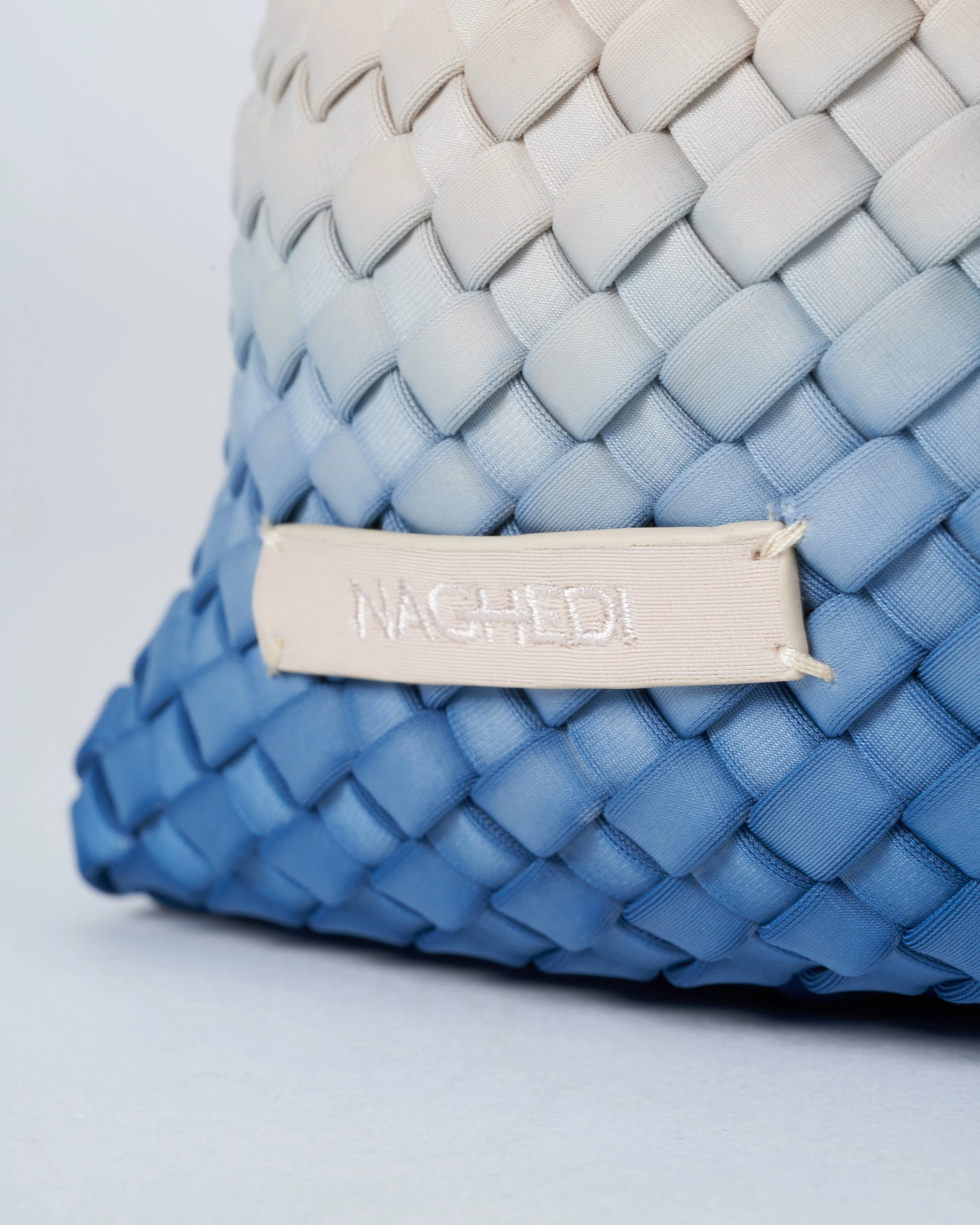 st barths mini dip dyed tote - santorini