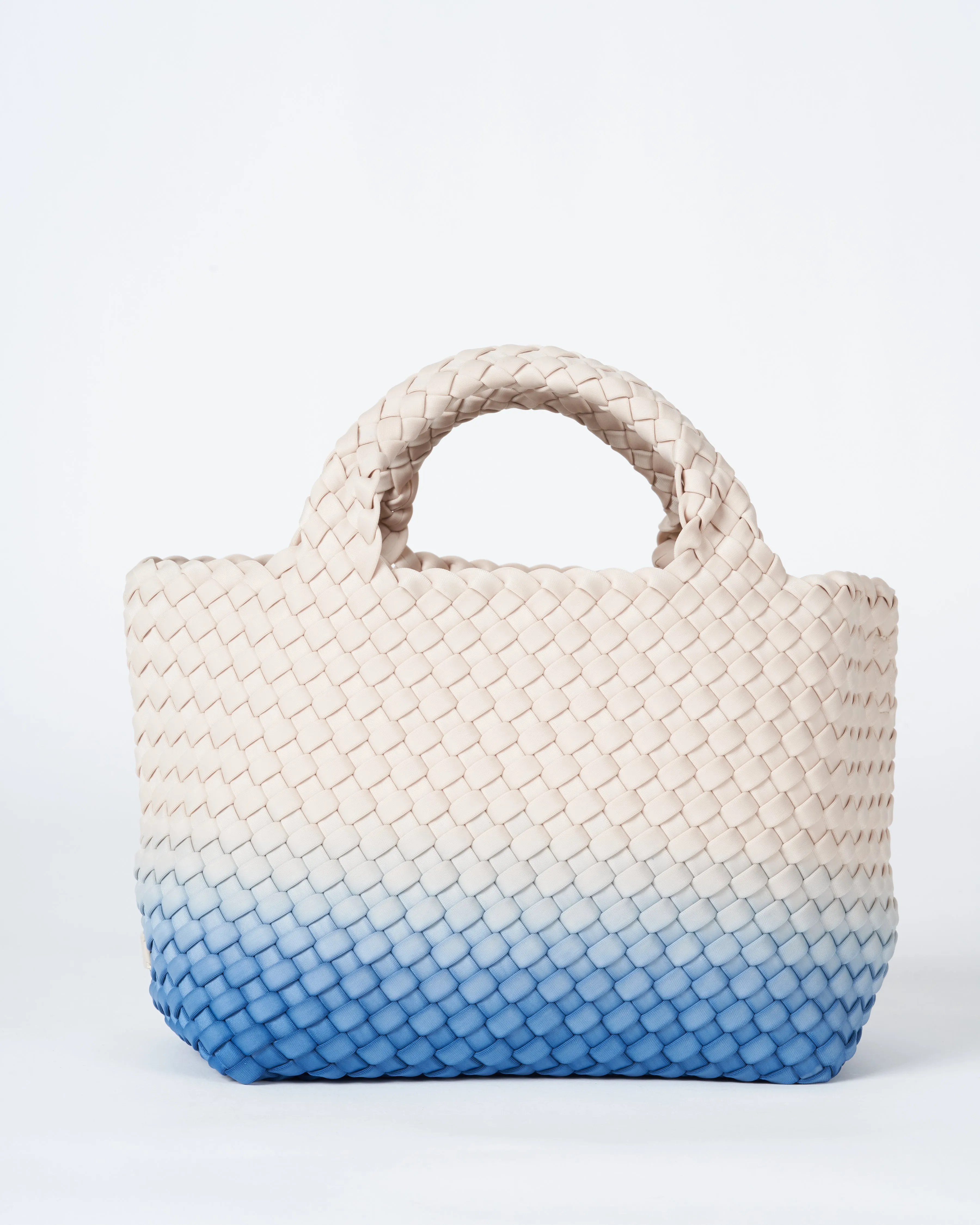 st barths mini dip dyed tote - santorini