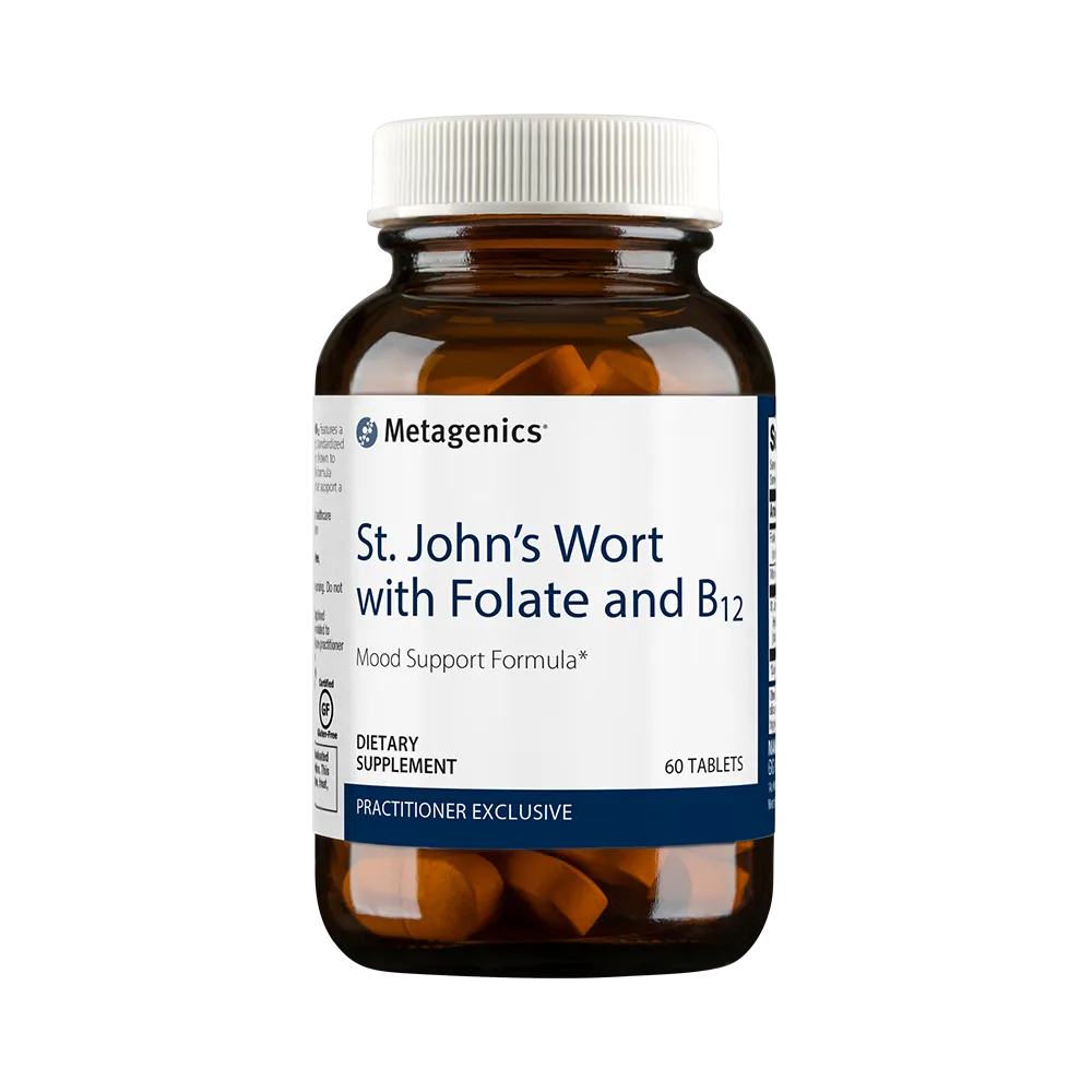 St. John's Wort with Folate and B12 <br>Mood Support Formula*