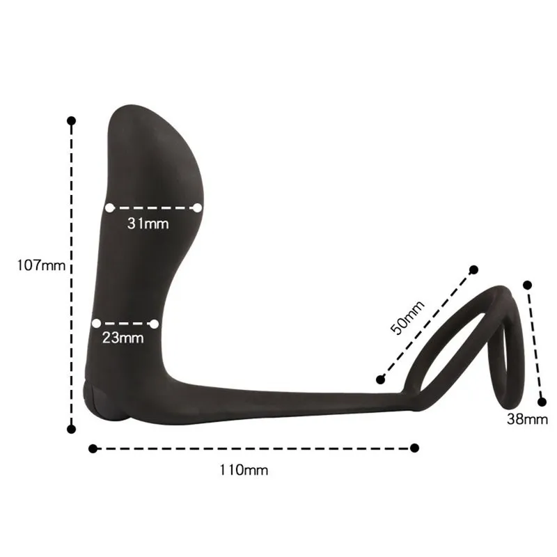 Stimulateur de prostate anneau simple