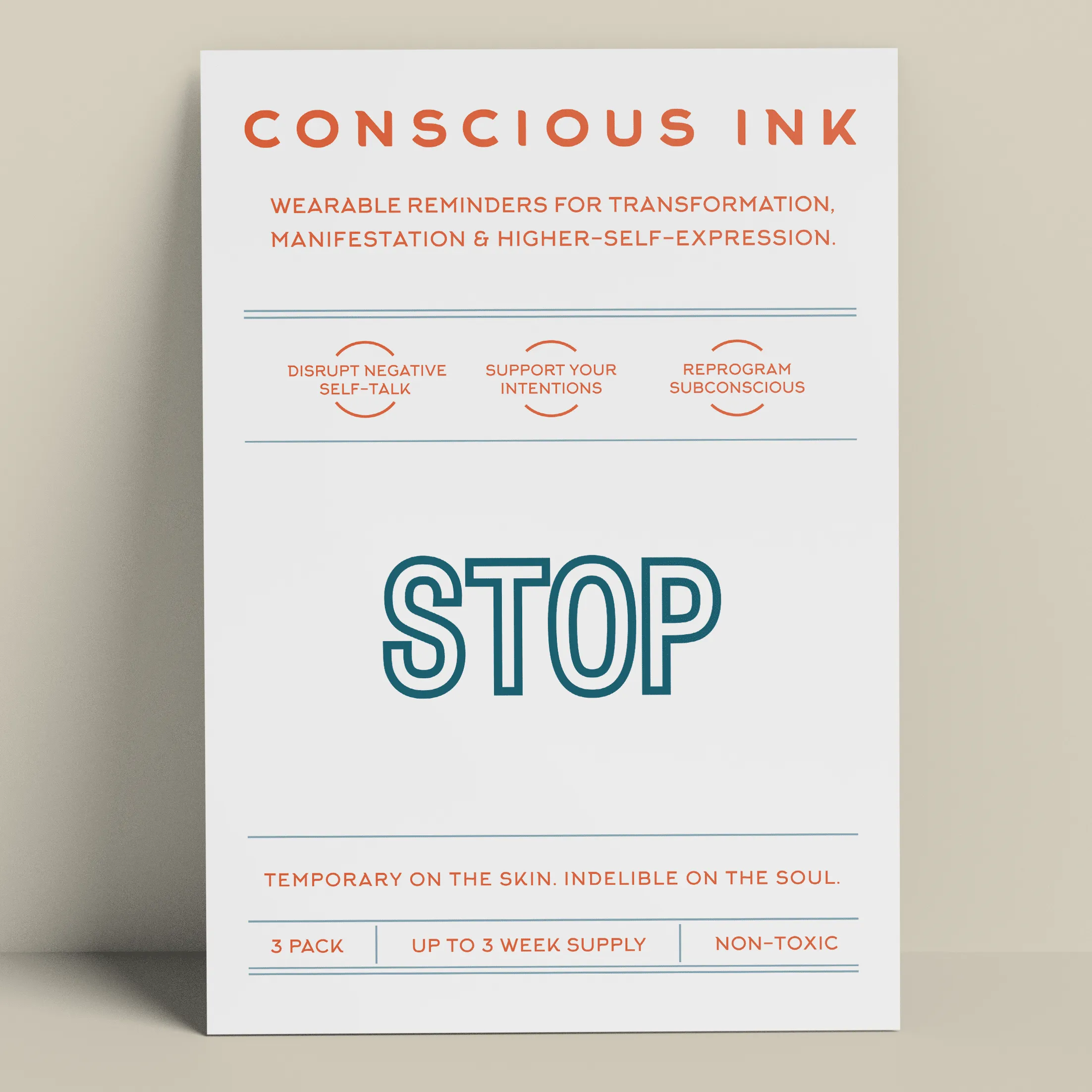 STOP Manifestation Tattoo