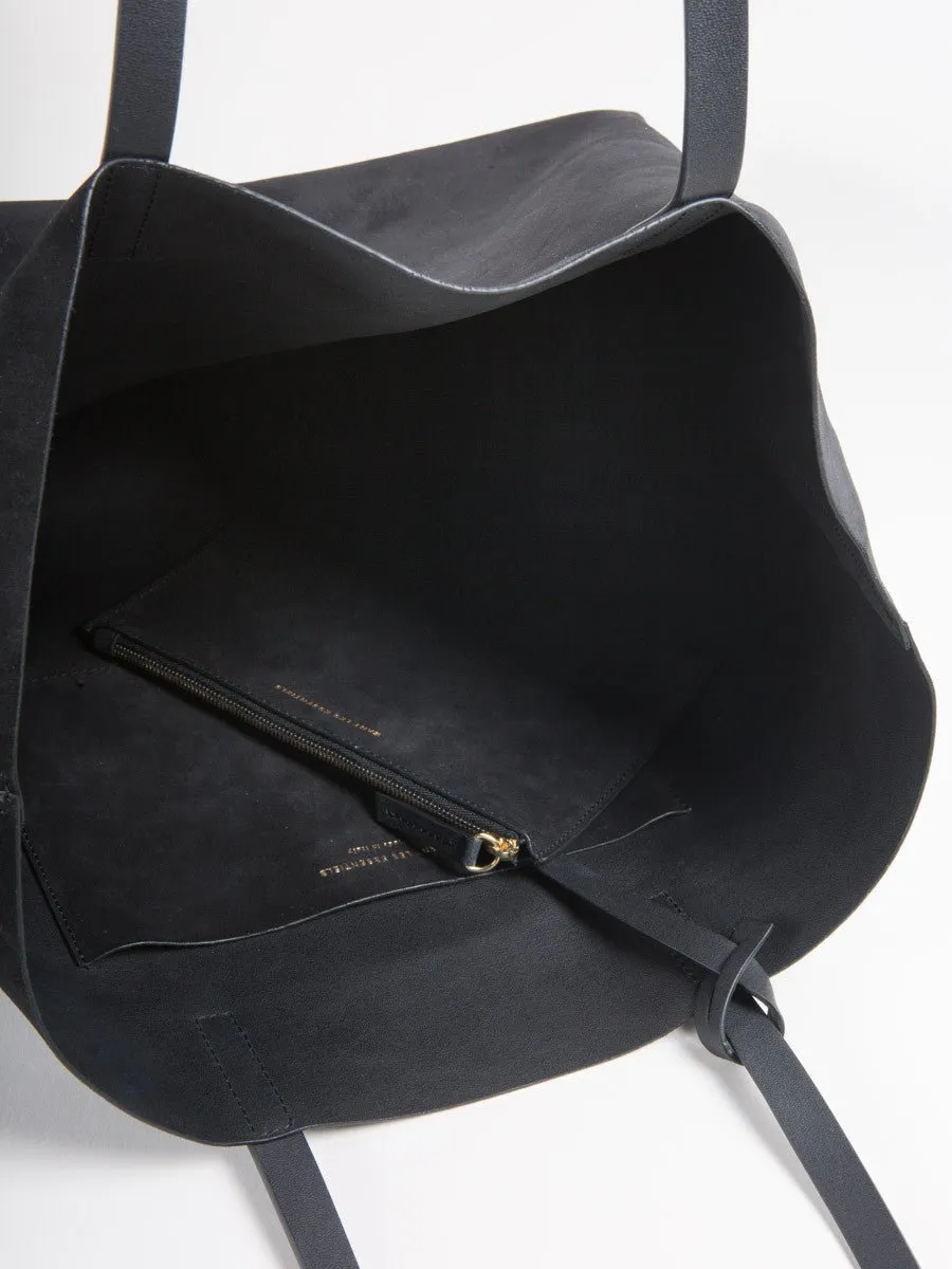 strauss leather tote