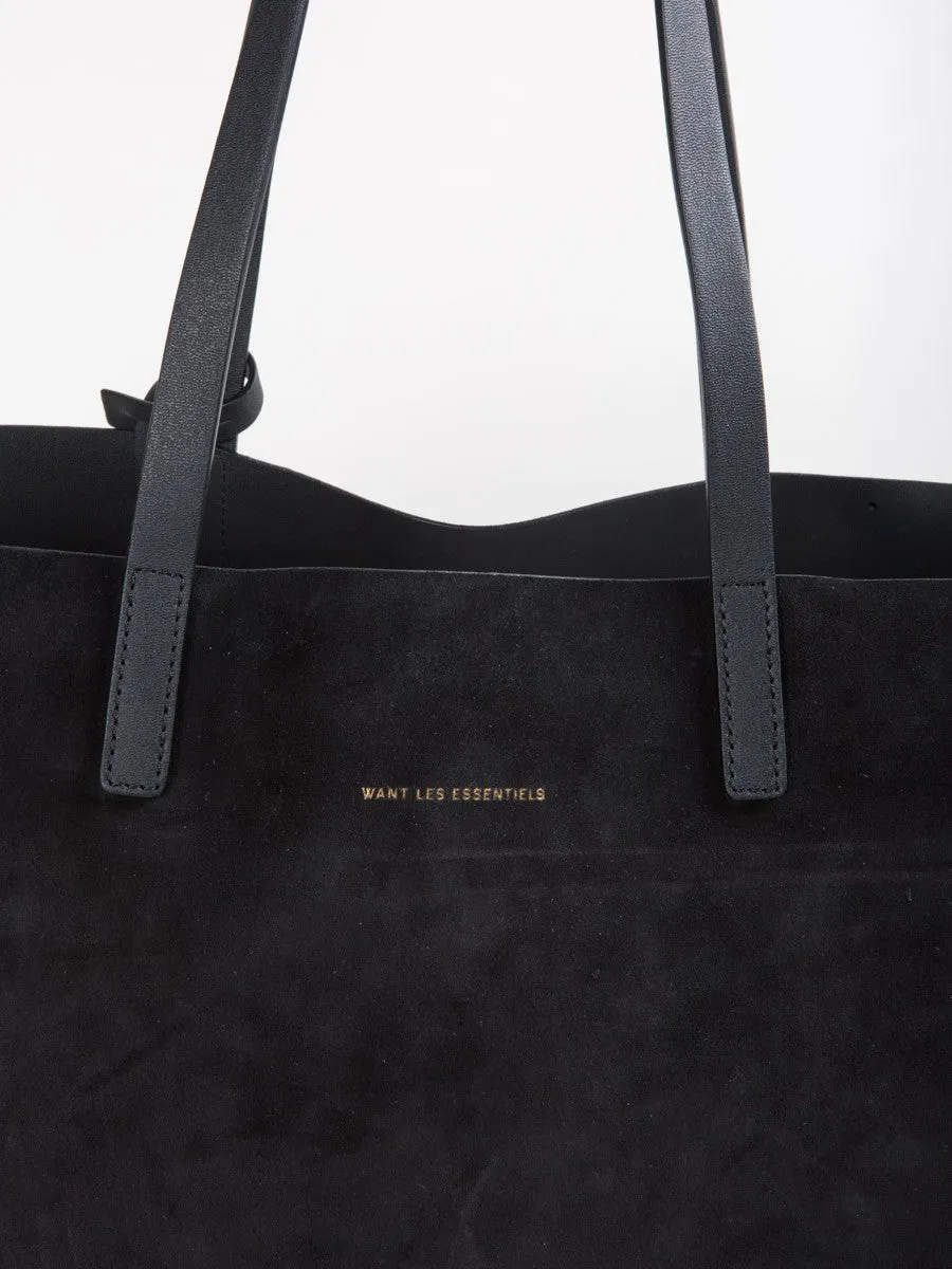 strauss leather tote