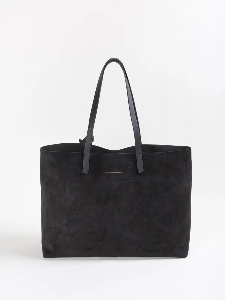 strauss leather tote