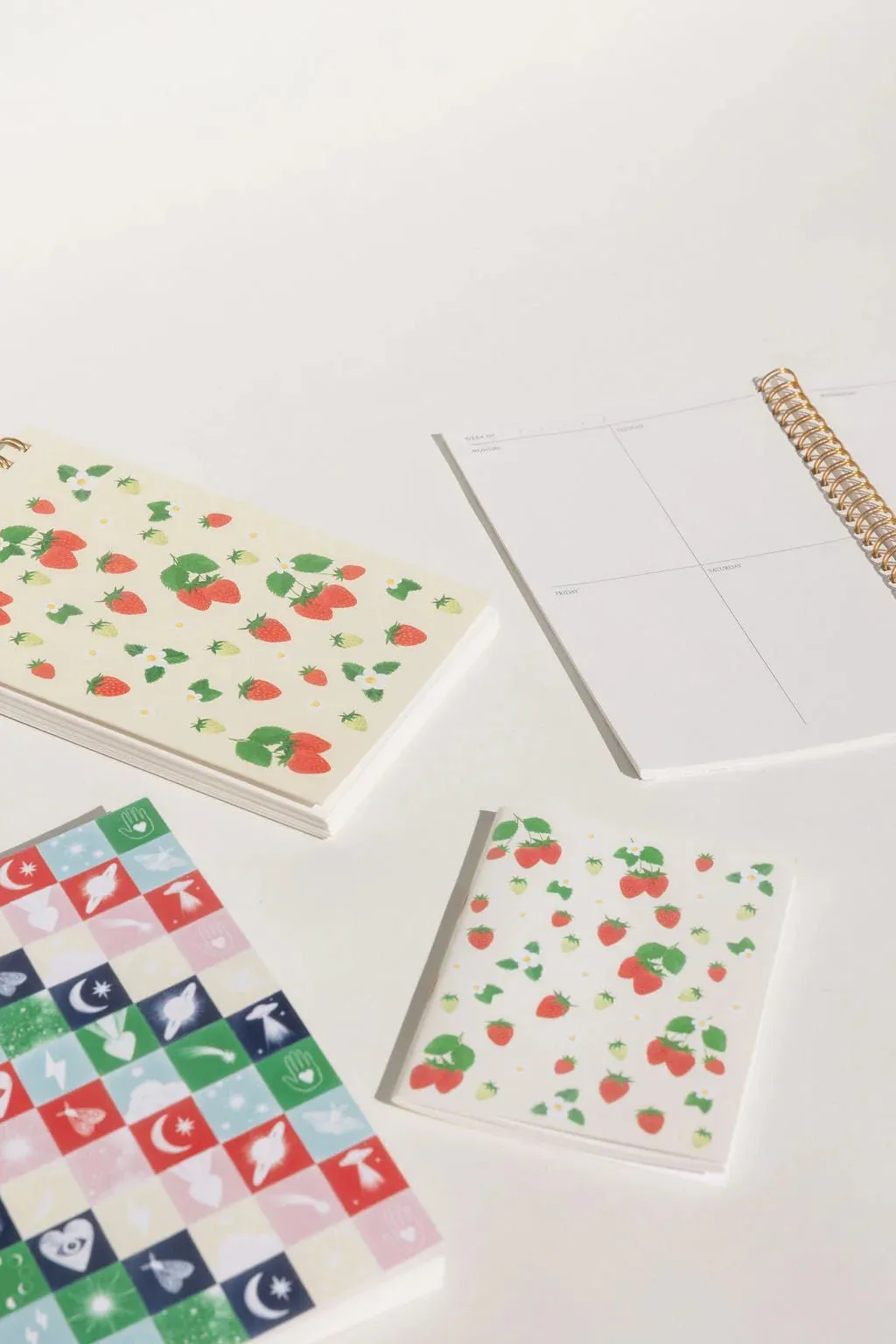 Strawberries Mini Notebook