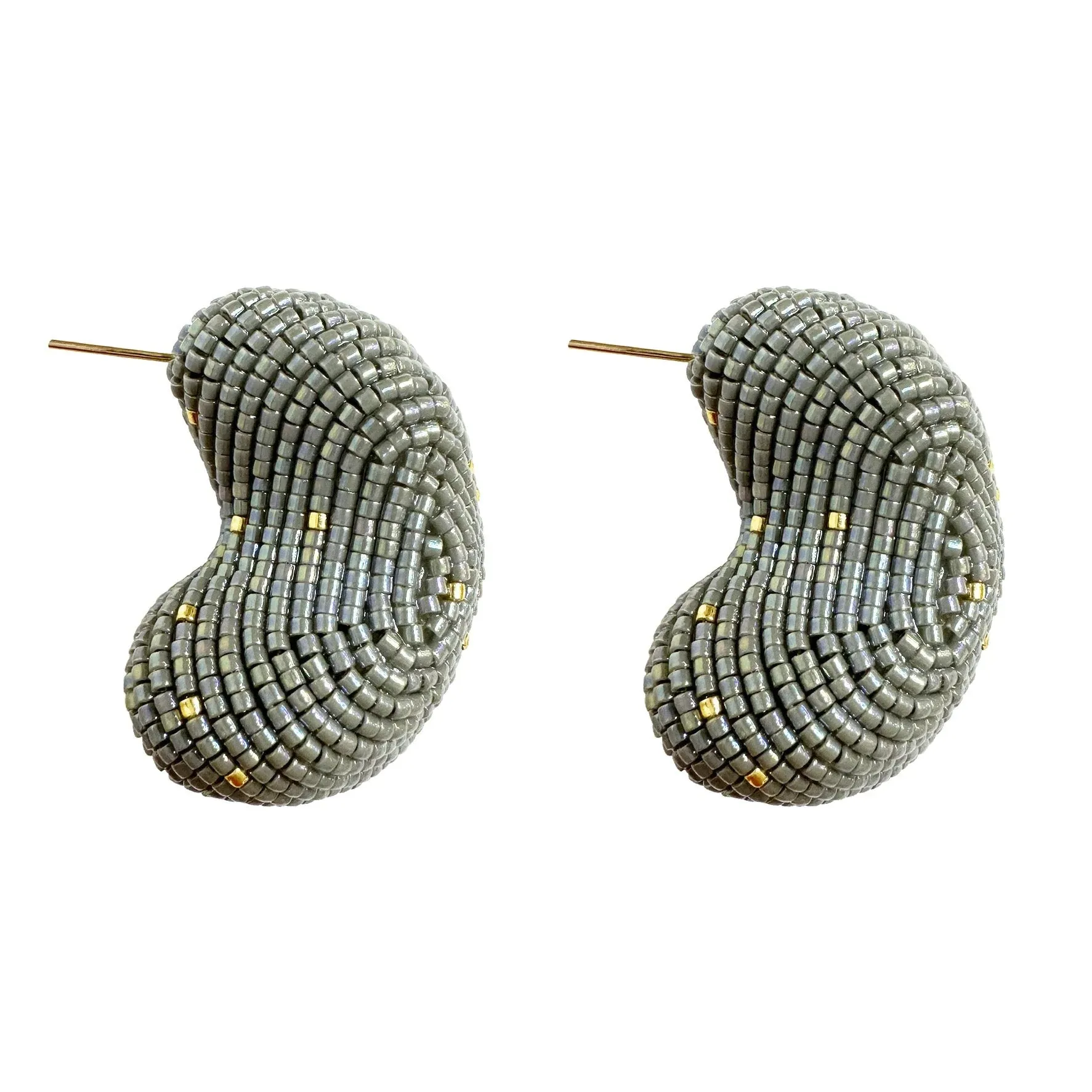 Susanna Vega Arele Earrings in Iris Grey