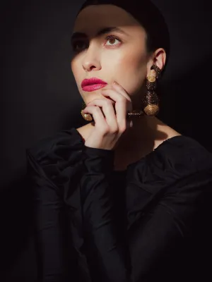 Susanna Vega Che Che Earrings Brown