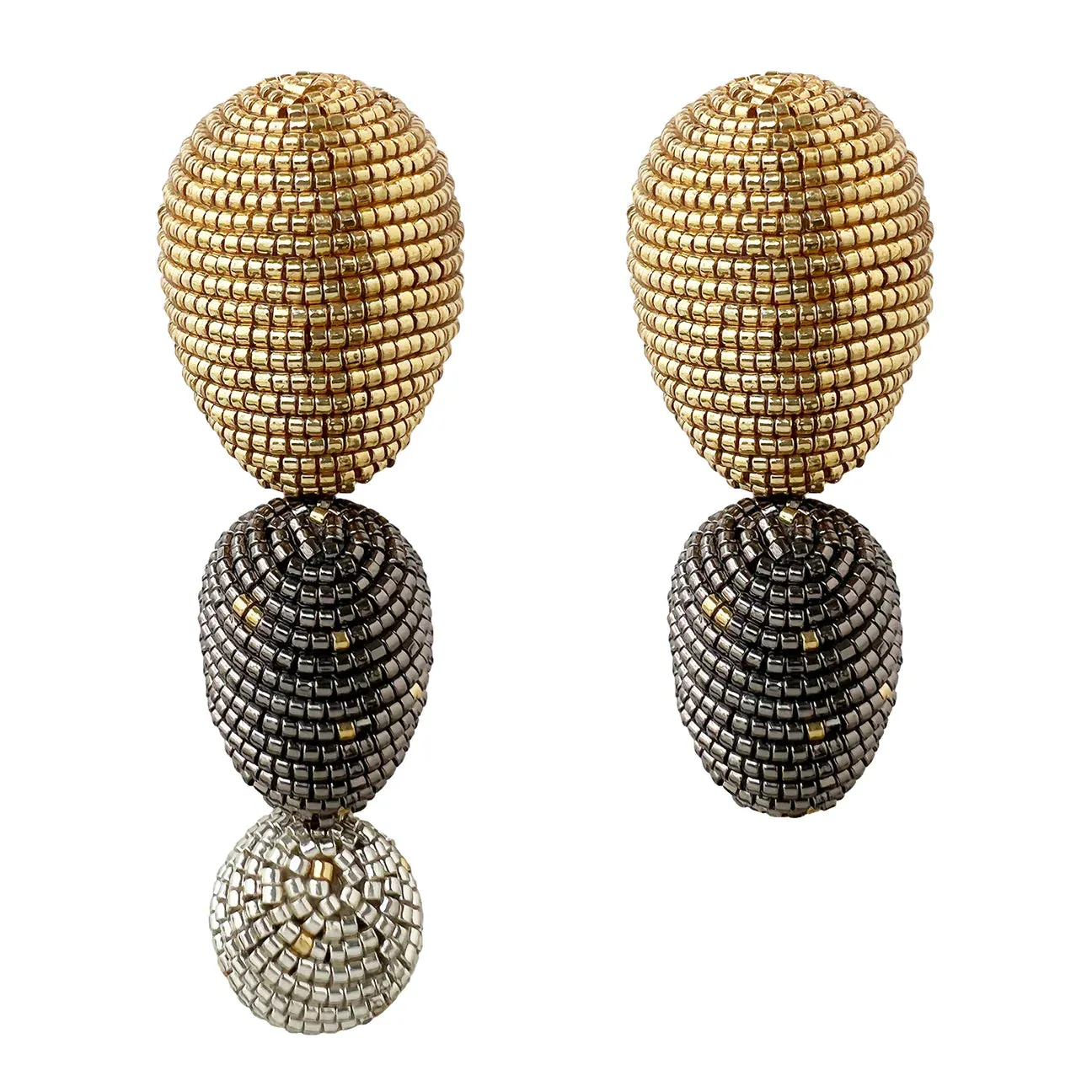 Susanna Vega Diez Earrings Orange/Gold/Pink