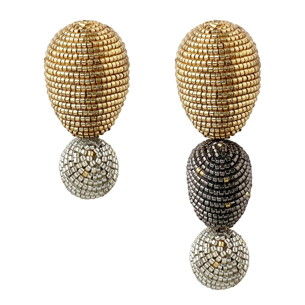 Susanna Vega Diez Earrings Orange/Gold/Pink