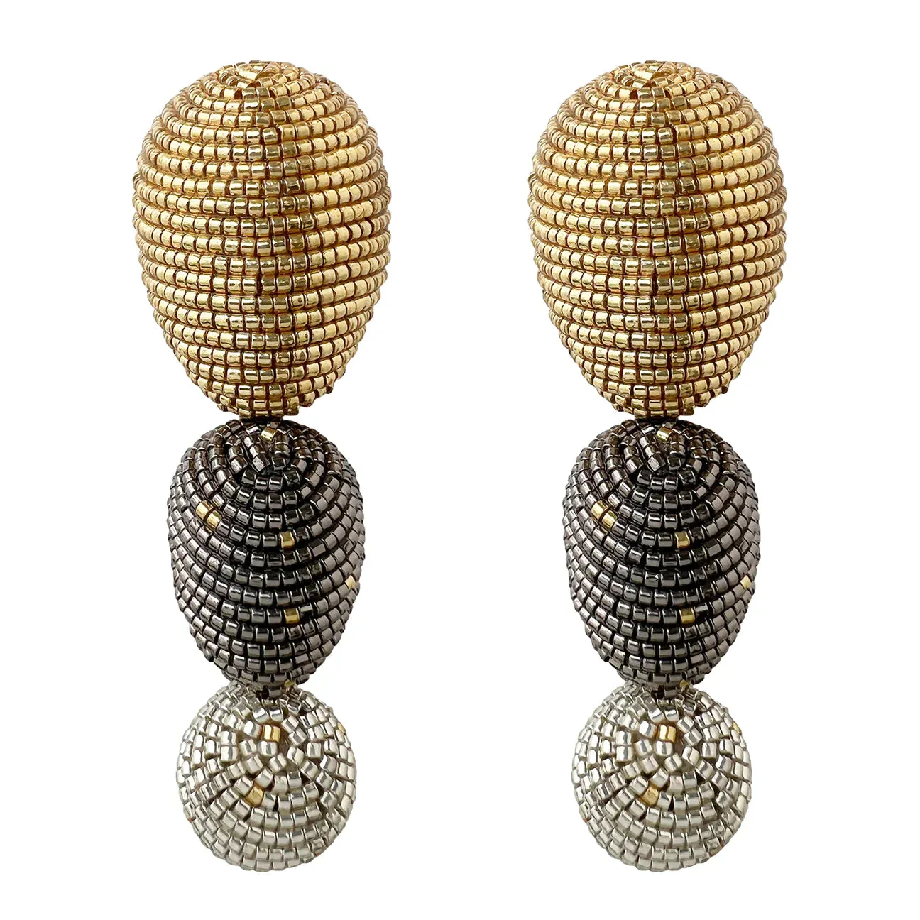 Susanna Vega Diez Earrings Orange/Gold/Pink