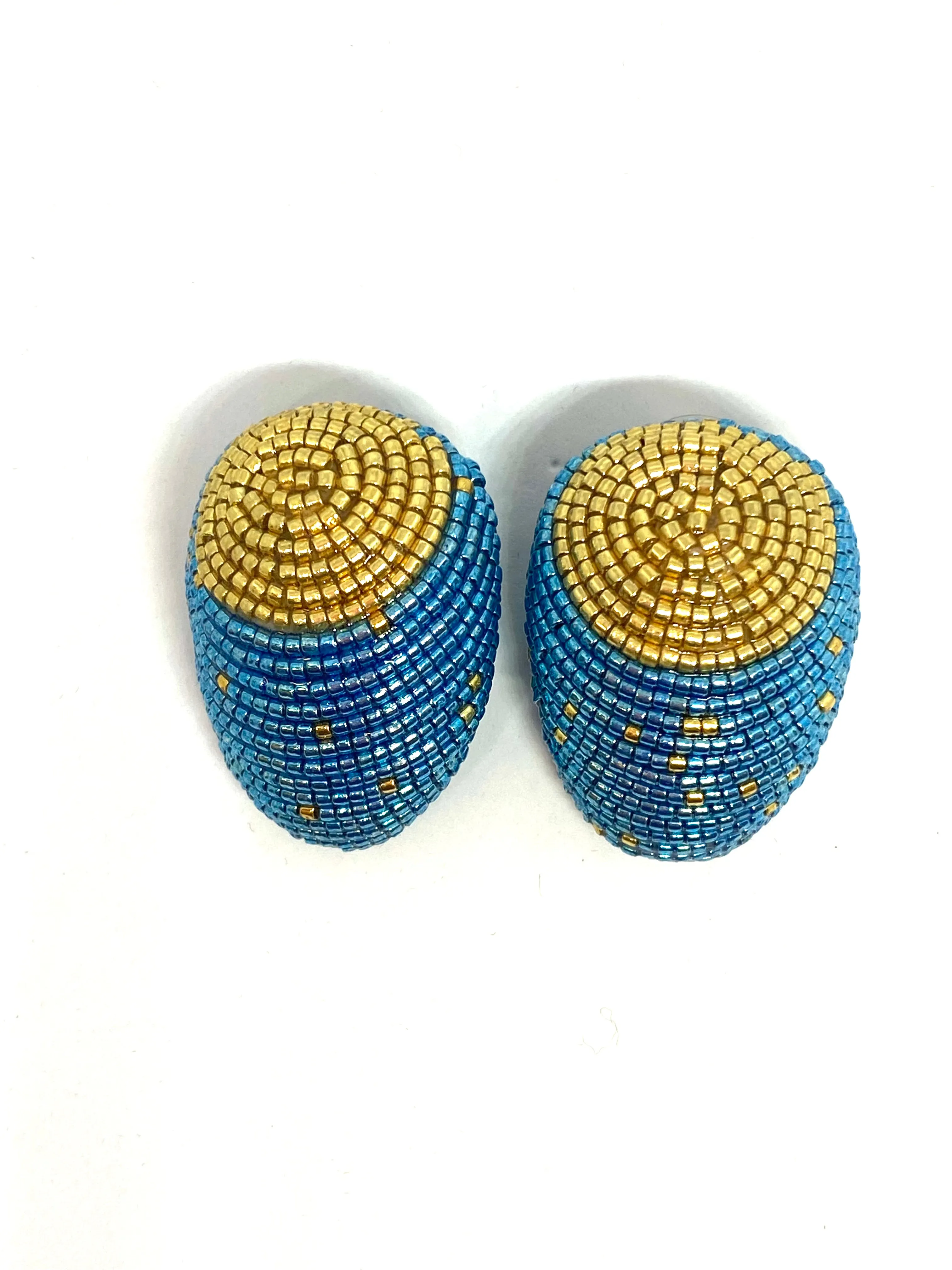 Susanna Vega Mini Maurita Earrings Caribbean Blue