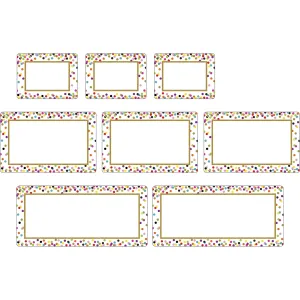 Teacher Created Resources Clingy Thingies Confetti Labels