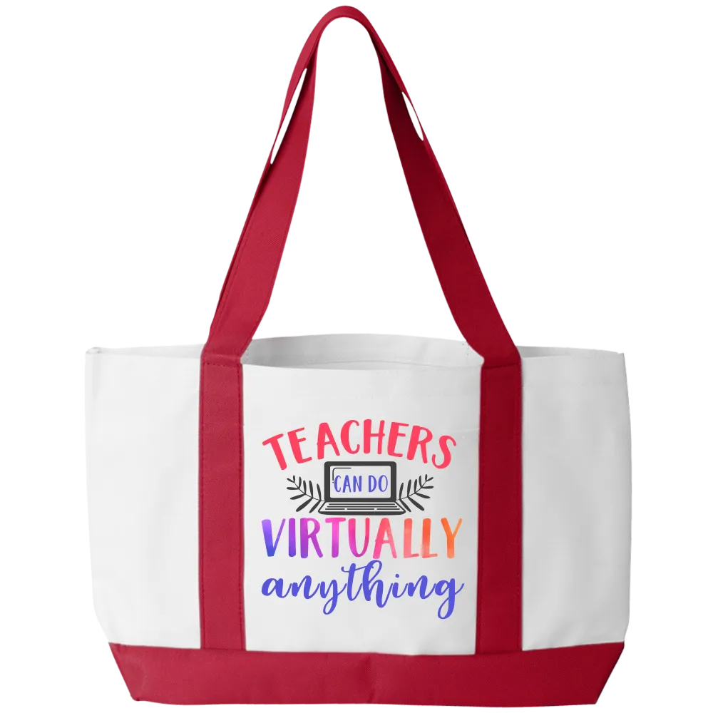 Teachers Can Do Virtually Anything Tote Bag